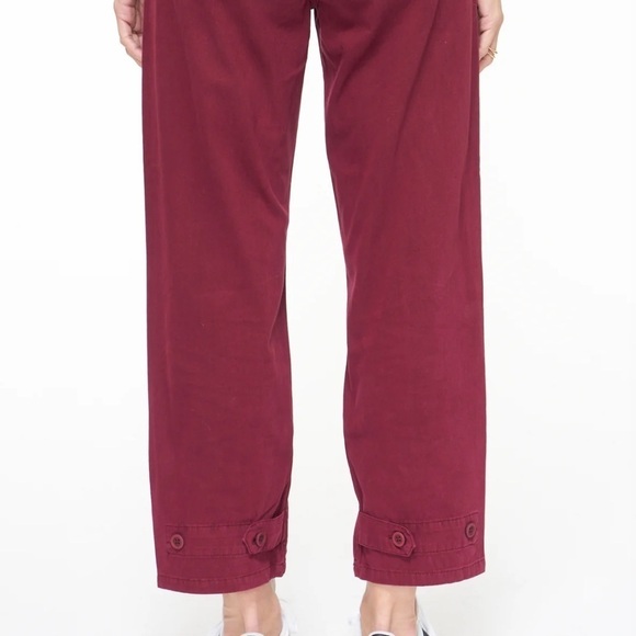 Pistola Tammy Merlot High Rise Trouser 26 - Picture 2 of 4